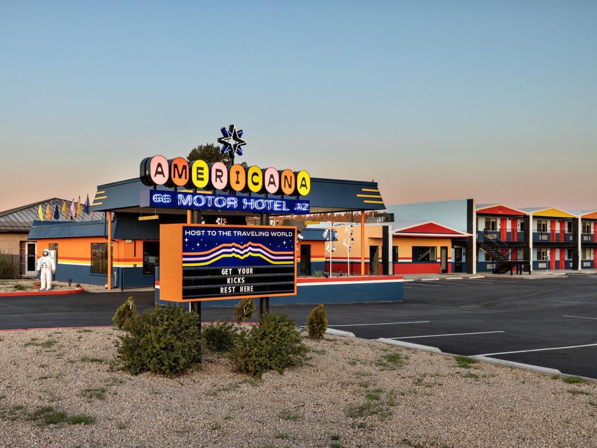Americana Motor Hotel แฟลกสตาฟ ภายนอก รูปภาพ