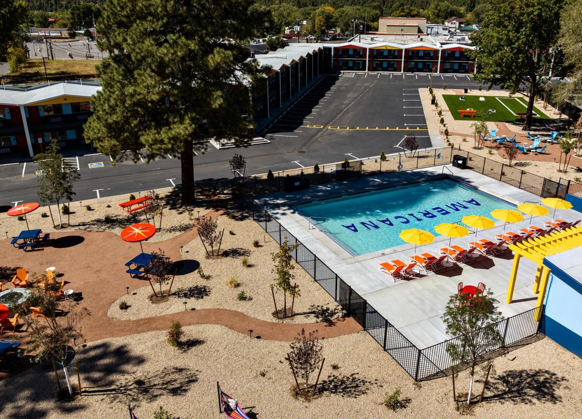 Americana Motor Hotel แฟลกสตาฟ ภายนอก รูปภาพ