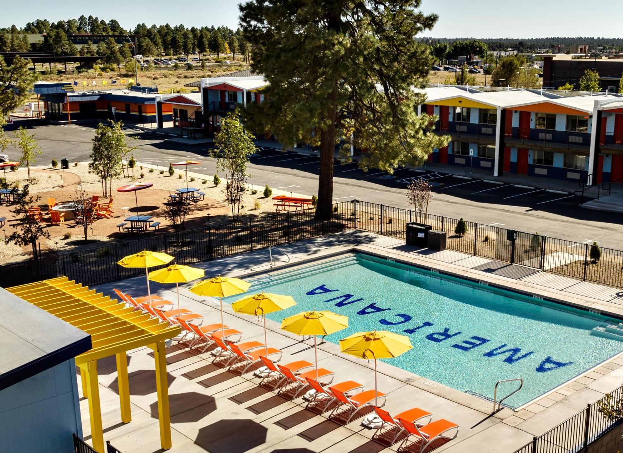 Americana Motor Hotel แฟลกสตาฟ ภายนอก รูปภาพ